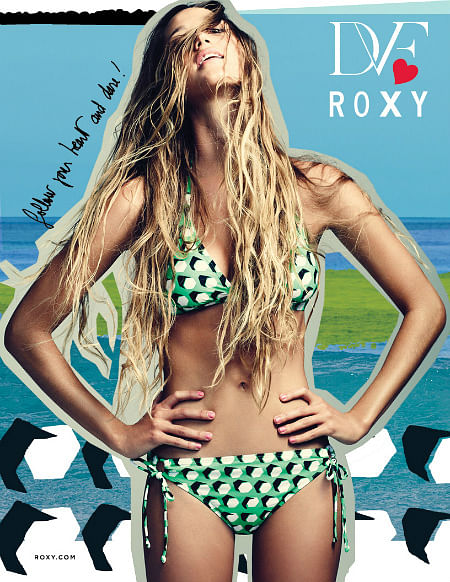 Diane von Furstenberg to create Roxy swimwear line Her World